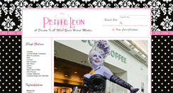 Desktop Screenshot of petiteleon.com